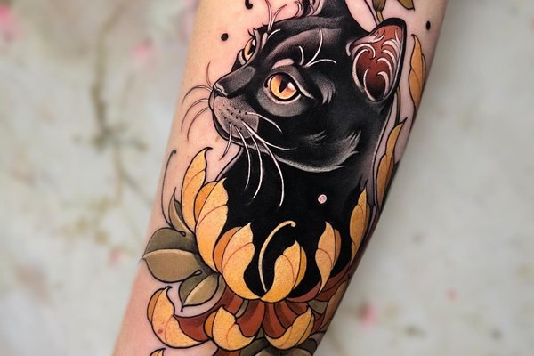 tatuaż Neo Traditional