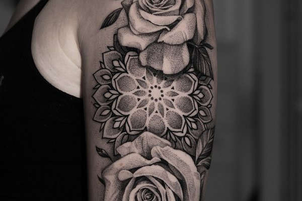 Tatuaż mandala