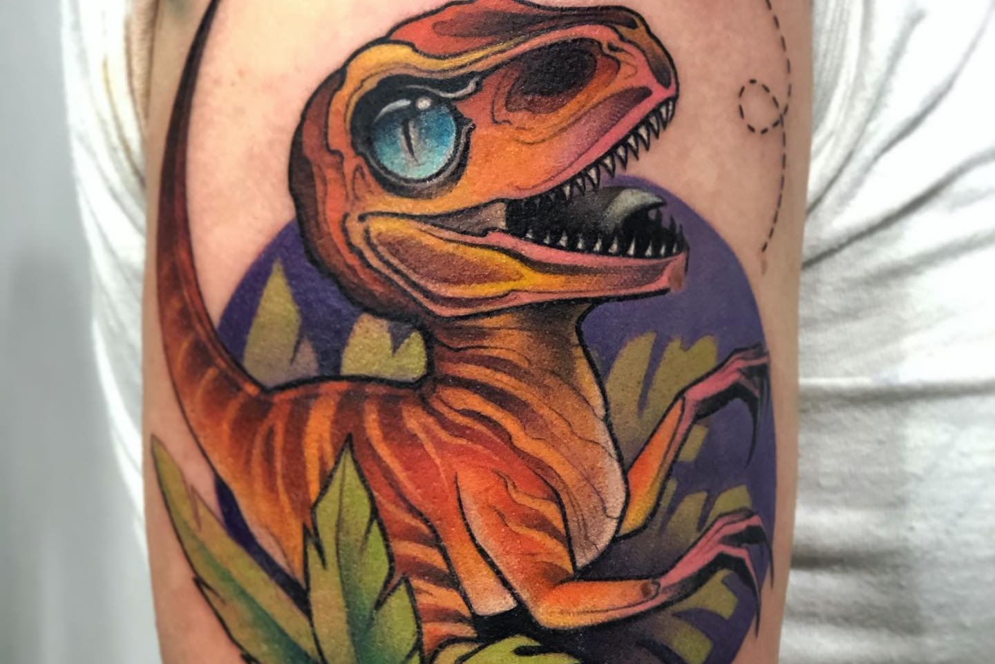 Tatuaż dinozaur