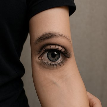 Tatuaż Oko 3D