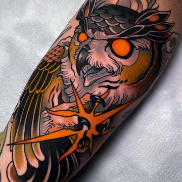 tatuaż Neo Traditional