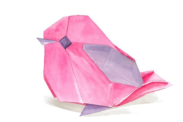 tatuaż origami