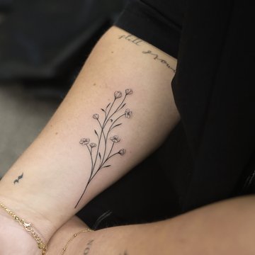 tatuaż Fine Line