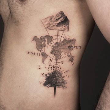 Tatuaż Podróże