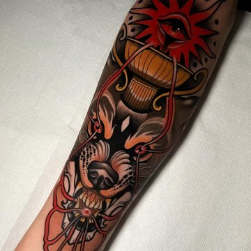 tatuaż Neo Traditional