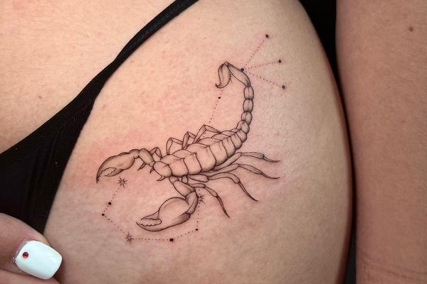 Tatuaż ze znakiem zodiaku Skorpion