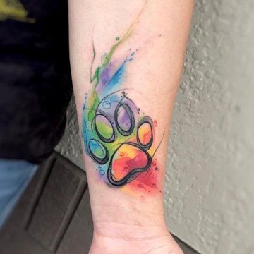 Styl akwareli w tattoo