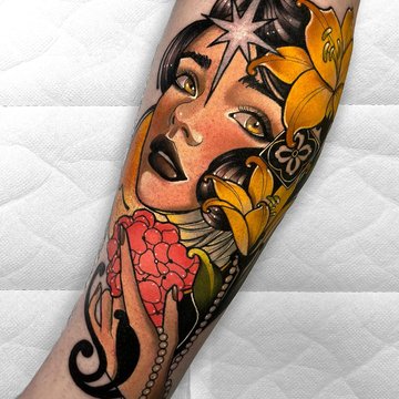 tatuaż Neo Traditional