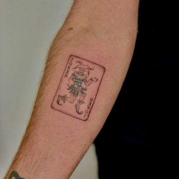 Tatuaż Karty Joker