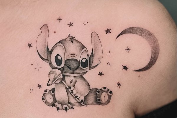tatuaż Stitch znaczenie wzór