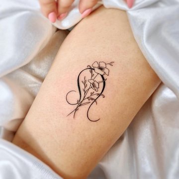 Tatuaż ze znakiem zodiaku Lwa