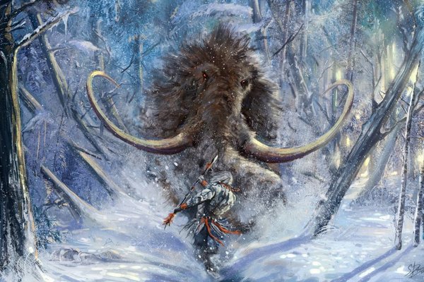 Tatuaż mamut