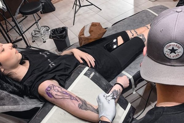 Wyraźny tatuaż w Nowym Sączu
