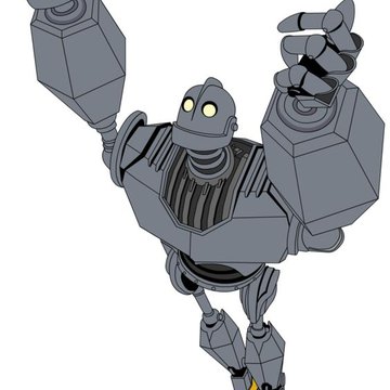 Szkic tatuażu robota