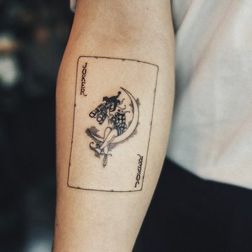 Tatuaż Karty Joker