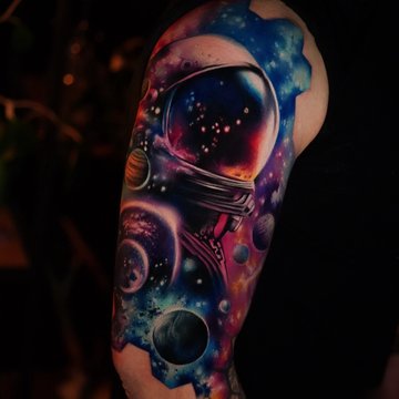 tatuaż Kosmos