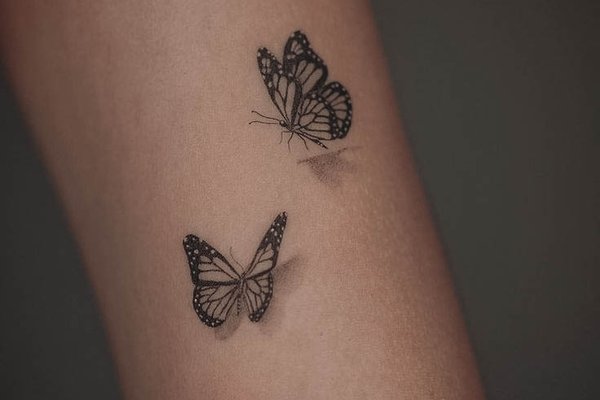 tatuaż motyl 3d znaczenie wzór