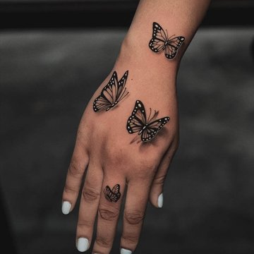 tatuaż motyl 3d znaczenie wzór