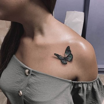 tatuaż motyl 3d znaczenie wzór
