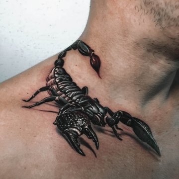 tatuaż skorpion 3d znaczenie wzór