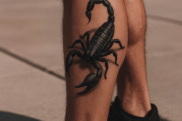 tatuaż skorpion 3d znaczenie wzór