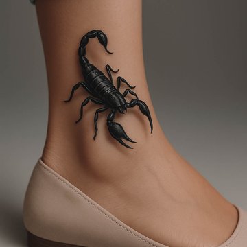 tatuaż skorpion 3d znaczenie wzór