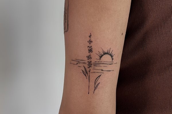 tatuaż Fine Line