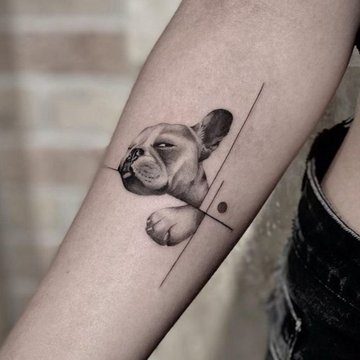 Tatuaż "Bulldog"
