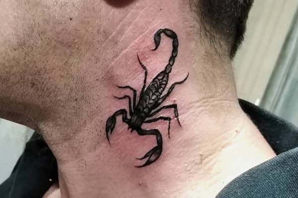 Szkice tatuażu „Skorpion”