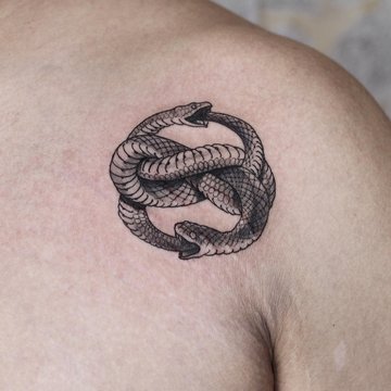 Uroboros Tatuaż