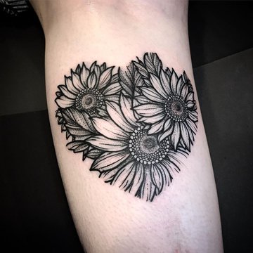 Tatuaż Czarno-Biały