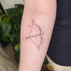 Tatuaż ze znakiem zodiaku Strzelec