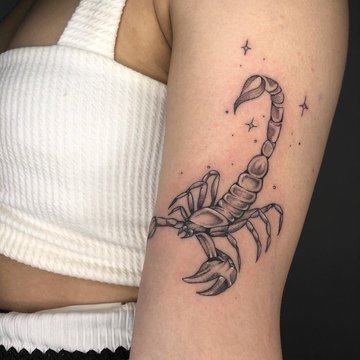 Tatuaż ze znakiem zodiaku Skorpion