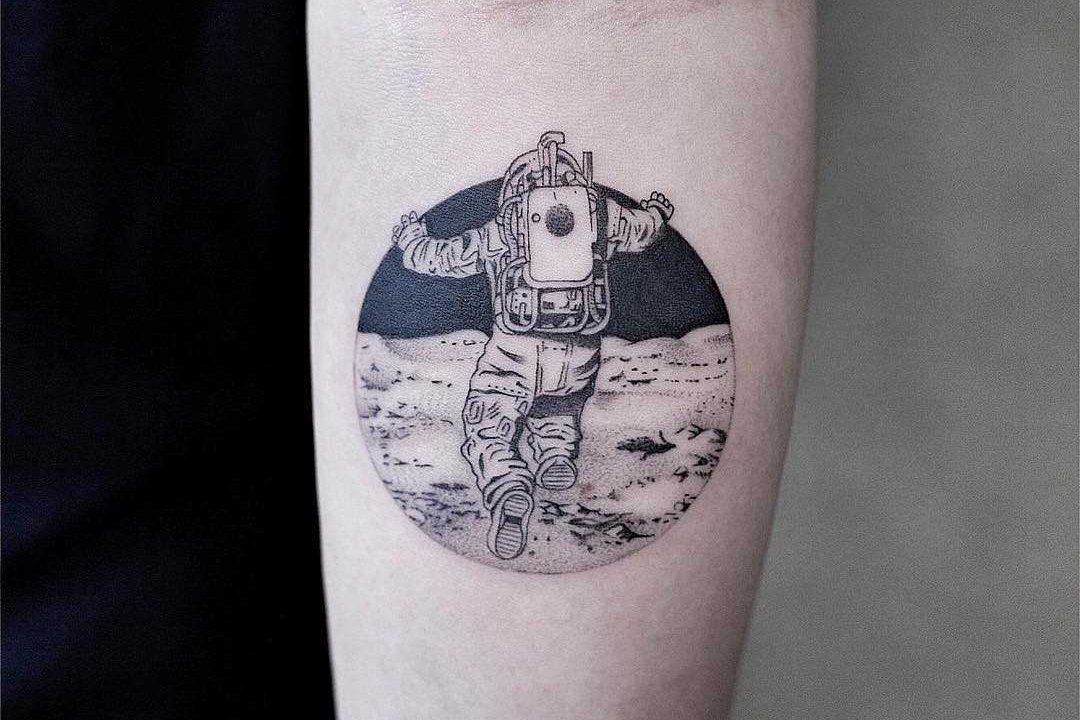 Astronaut tattoo