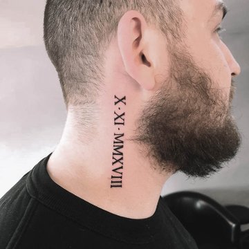 tatuaż data znaczenie wzór