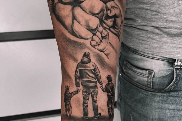 tatuaż ojciec i syn znaczenie wzór