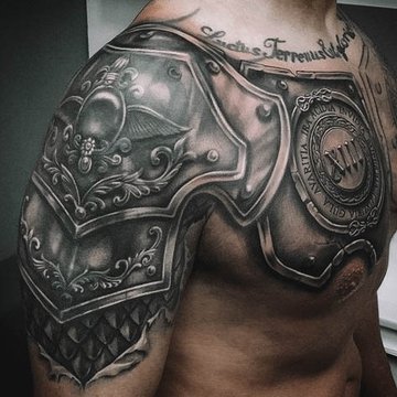 tatuaż Zbroja Gladiatora znaczenie wzór