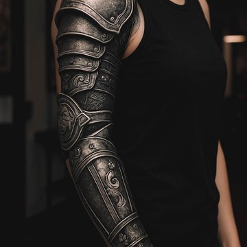 tatuaż Zbroja Gladiatora znaczenie wzór