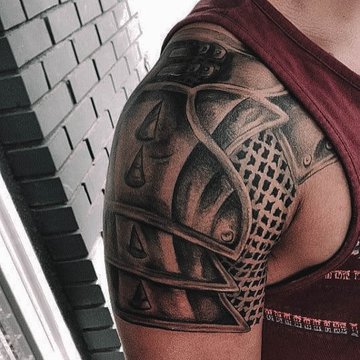 tatuaż Zbroja Gladiatora znaczenie wzór