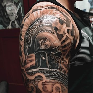 tatuaż Zbroja Gladiatora znaczenie wzór