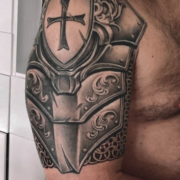 tatuaż Zbroja Gladiatora znaczenie wzór