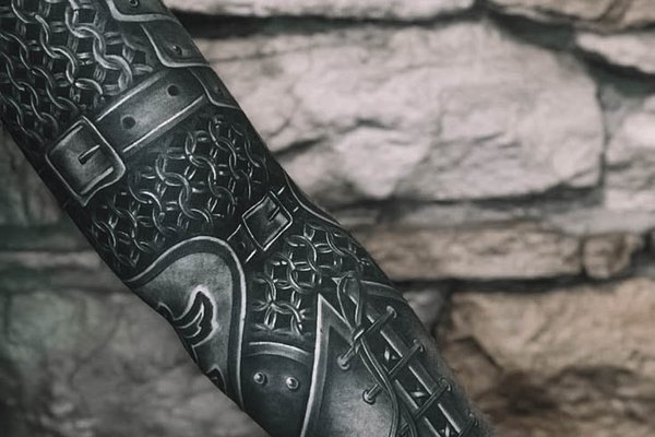 tatuaż Zbroja Gladiatora znaczenie wzór