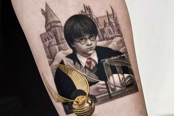 Tatuaż Harry Potter