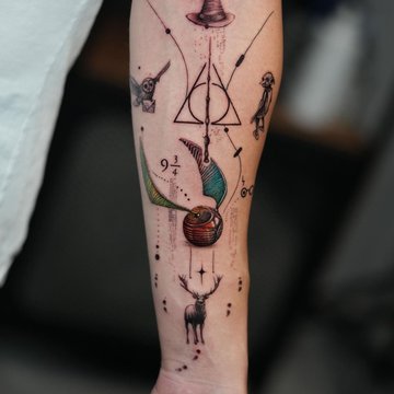 Tatuaż Harry Potter