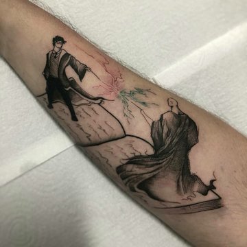 Tatuaż Harry Potter