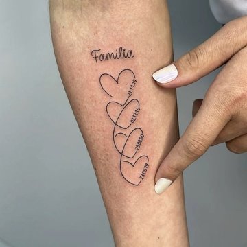 Tatuaż Data Urodzenia
