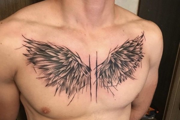 Skrzydła Anioła Tatuaż