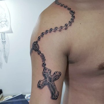 Tatuaż Różaniec