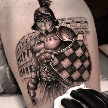 Tatuaż Wojownik