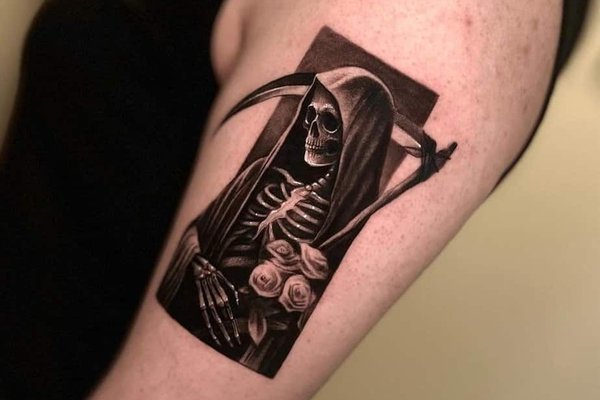 Santa Muerte Tatuaż